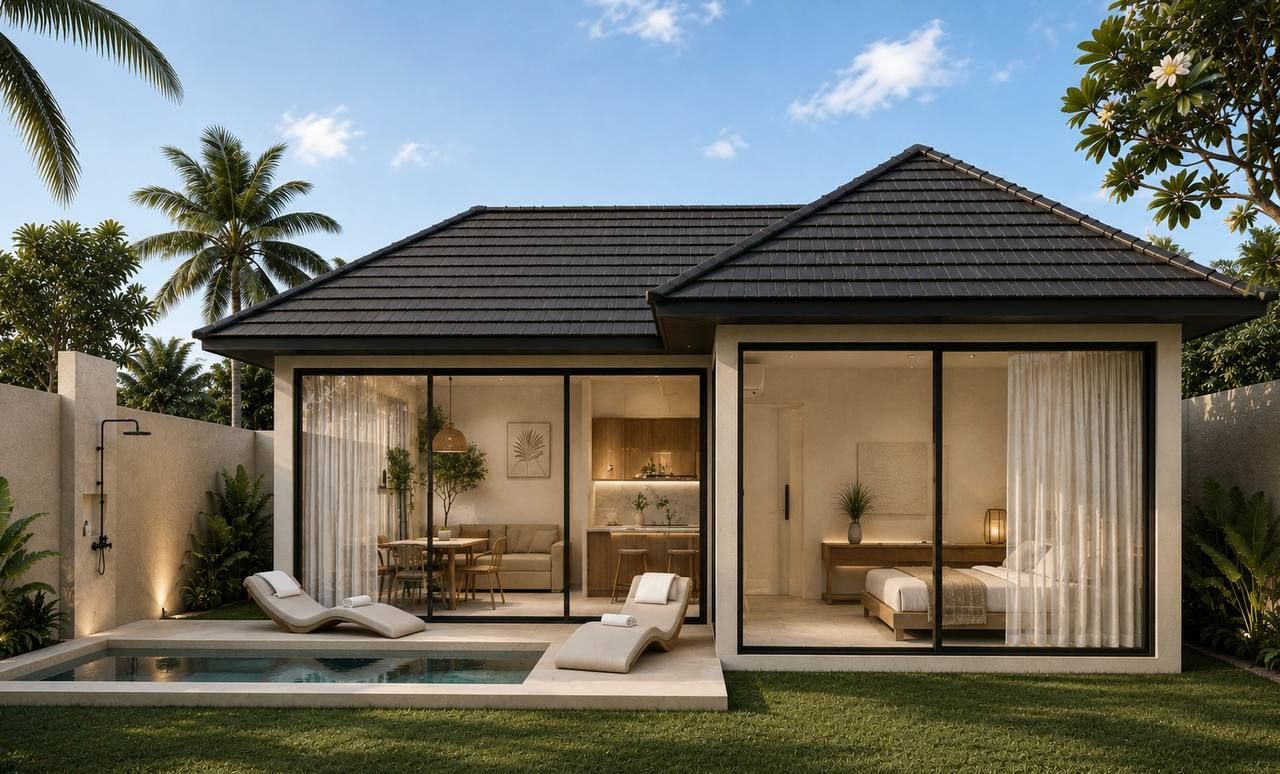 1-bedroom villa, 40 m²