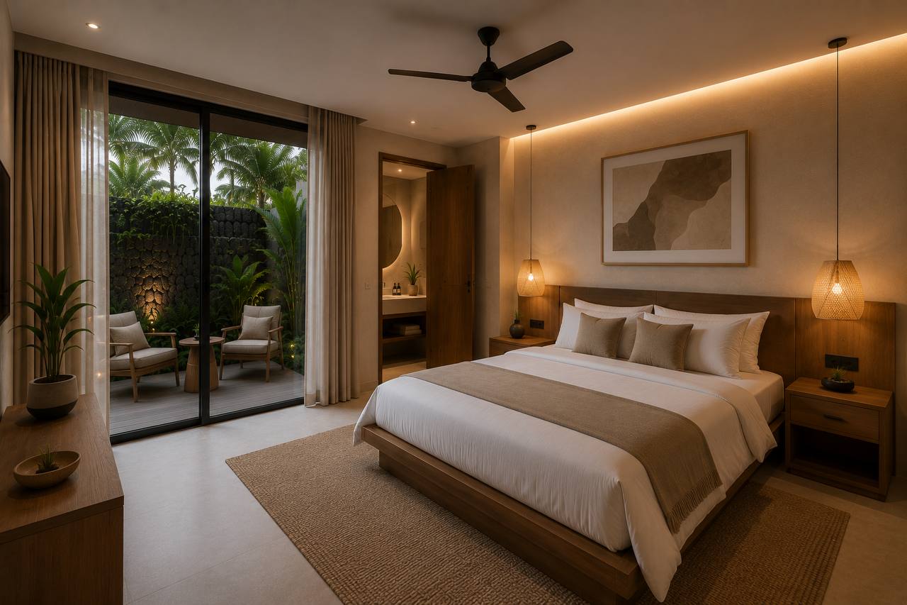 2-bedroom villa interior