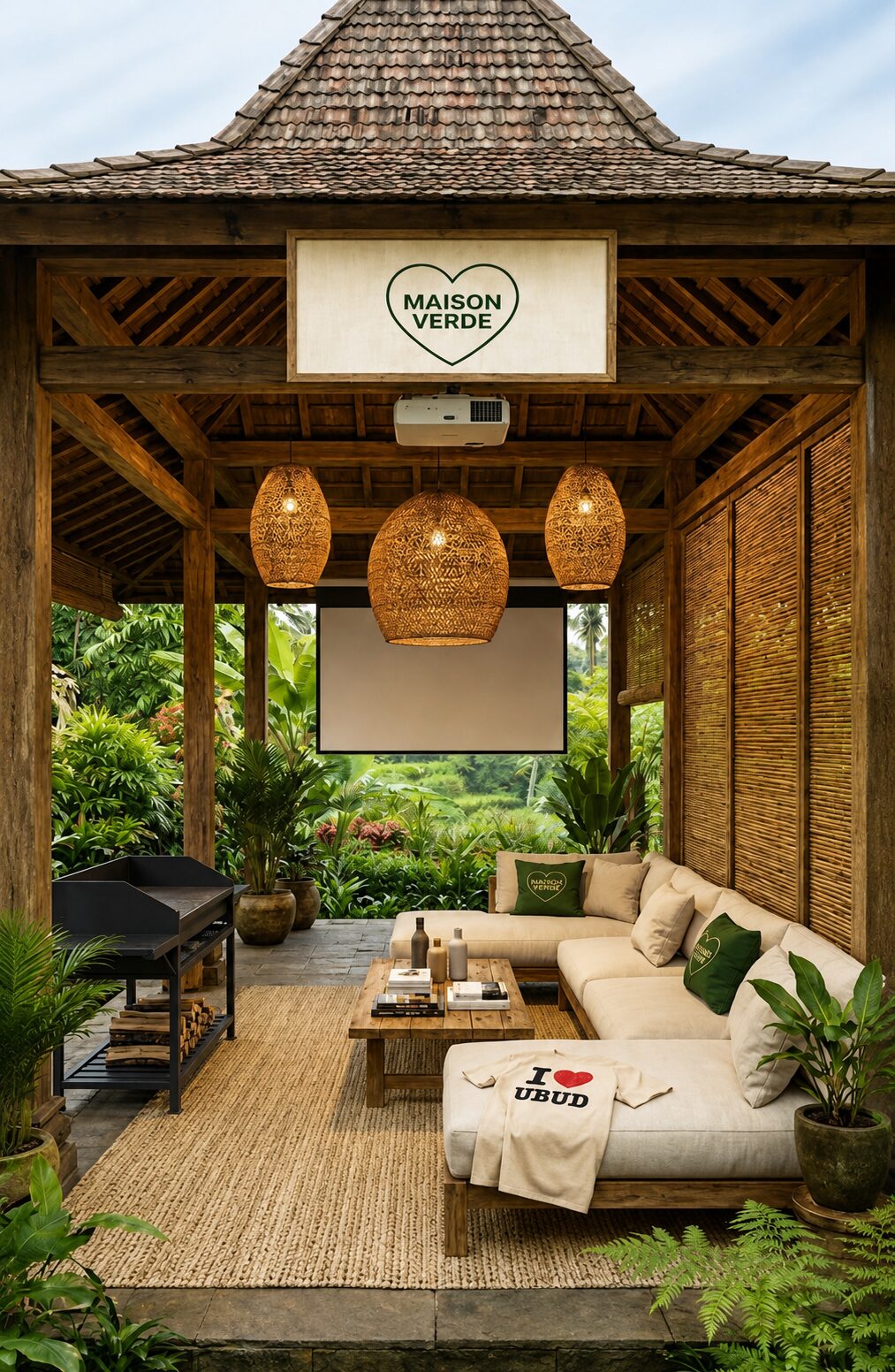 Two-bedroom villa veranda